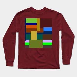 Trace and block geometry Long Sleeve T-Shirt